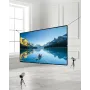 Projector Screen, 3810 mm 16:9 4K 1080 HD Projection Screen, Wall Mounted Projection Dispaly Projector with 12 Hooks and Double-