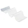 VEVOR Clear PVC Strip Curtain, 2.1 m Height x 0.9 m Width x 2 mm Thickness, 6 PCS Walk in Freezer Cooler Curtain Strips, Smooth 