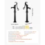 Well Hand Pitcher Pump, 20 ft Max Lift, Antik støbejern manuel