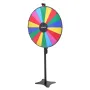914 mm Spinning Prize Wheel, 18 Slots Spinning Wheel with Stand, Adjustable Height Win Fortune Roulette with a Dry Erase and 2 M