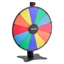 914 mm Spinning Prize Wheel, 18 Slots Spinning Wheel with Stand, Adjustable Height Win Fortune Roulette with a Dry Erase and 2 M
