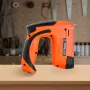 VEVOR Cordless Brad Nailer, 2-in-1 Nail Gun Staple Gun, 18 Gauge 15 mm, Battery Powered, with 1000 Pcs Staples and 1000 Pcs Nail