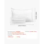 Bed Pillow for Sleeping, Queen Size Luxury Quality Hotel Pillow with Memory Foam Fill, Supportive & Adjustable, Includes Natural