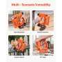 Cordless Brad Nailer, 2-in-1 Nail Gun Staple Gun, 18 Gauge 15 mm, Includes 1000 Pcs Staples and 1000 Pcs Nails, with Battery and