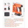 VEVOR Cordless Brad Nailer, 2-i-1 sømpistol hæftepistol, 18 Gauge 15 mm, Inkluderer 1000 stk hæfteklammer og 1000 stk søm, med