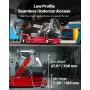 Low Profile Floor Jack, 2200 lbs / 1 Ton Lifting Capacity Telescoping Transmission Floor Jack, 18.5-70 in Lifting Height, Flexib