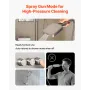 Shower Faucet Set, 305 mm Ceiling Mount Rainfall Shower System with 152 mm Wall Mount Head and 4 in 1 Handheld Spray, Rotatable 