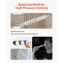 Shower Faucet Set, 305 mm Thermostatic Ceiling Mount Rainfall Shower System with 152 mm Wall Mount Head and 2 in 1 Handheld Spra