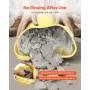 2 Pcs 18.9L Bucket Liner for Concrete Mix, Reusable Silicone Mortar Bucket Liner for Thinset Paint Concrete Epoxy Mixing, Heavy-