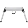 Folding Work Platform, 330 lbs Load Capacity, Aluminum Drywall Stool Ladder, Heavy Duty Work Bench w/ Non-Slip Feet, Ideal for W