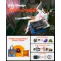 Hybrid Heat Press, 380 x 380 mm, 8-in-1 Multifunction, Heat Up Fast and Even, All-New Patented Design, Easy to Control, Sublimat