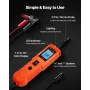 Automotive Circuit Tester, 8 - 35 DCV Power Circuit Probe Tester with TFT Color Display and Lighting, Automotive Power Tester Pr