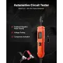 Automotive Circuit Tester, 6 - 36 DCV Power Circuit Probe Tester with LED Screen and Lighting, Automotive Power Tester Probe wit