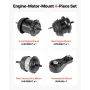 Engine and Transmission Motor Mount Kit Replacement, Set of 4, Compatible with 2009–2017 Chevrolet Traverse 3.6L V6, Replace OE 