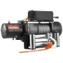 Electric Winch, 5400 kg Load Capacity, 12V DC Truck Winch with Φ9.1 mm x 24 m Steel Rope, Wireless & Wired Remote Control, IP55 