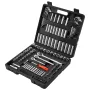 VEVOR Socket Set, 149 Pieces, 9.5 & 6.4 & 12.7 mm Drive Socket and Ratchet Set, SAE and Metric, Deep and Shallow, Mechanic Tool 