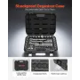 Socket Set, 86 Pieces, 9.5 & 6.4 & 12.7 mm Drive Socket and Ratchet Set, SAE and Metric, Mechanic Tool Kit with Ratchet Wrench, 