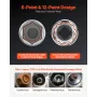 Socket Set, 104 Pieces, 9.5 mm Drive Socket Tool Set, Metric Size from 6 to 24 mm, Deep and Standard, Mechanic Tool Kit with Sto