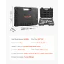 Socket Set, 69 Pieces, 9.5 & 6.4 mm Drive Socket and Ratchet Set, SAE and Metric, Deep and Standard, Mechanic Tool Kit with Acce