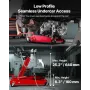 Low Profile Floor Jack, 1000 lbs / 0.45 Ton Lifting Capacity Telescoping Transmission Floor Jack, 16-64 cm Lifting Height, 360° 