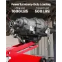 lavprofil gulv donkraft, 1000 lbs / 0,45 ton løftekapacitet