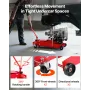 Low Profile Floor Jack, 1000 lbs / 0.45 Ton Lifting Capacity Telescoping Transmission Floor Jack, 16-64 cm Lifting Height, 360° 