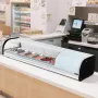Sushi Vitrineskab Køleskab, 62L Commercial Sushi Case, 6-Pandes
