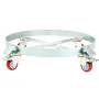 2PCS 208.2 L Heavy Duty Drum Dolly, 453.6 kg Load Capacity, Barrel Dolly Cart Drum Caddy, Non Tipping Hand Truck Capacity Dollie