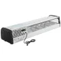 Sushi Display Case Refrigerator, 62L Commercial Sushi Case, 6-Pan Countertop Showcase with Curved Glass, LED Lighting, and Digit