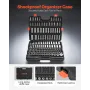 fatningssæt, 163 stykker, 9,5 & 6,4 & 12,7 mm drevsocket