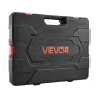 Socket Set, 163 Pieces, 9.5 & 6.4 & 12.7 mm Drive Socket Tool Set, SAE and Metric, Deep and Standard, Mechanic Tool Kit with Sto