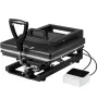 VEVOR Hybrid Heat Press, 380 x 380 mm, 5-in-1 Multifunction, Heat Up Fast and Even, All-New Patented Design, Easy to Control, Su