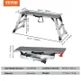 Foldning af arbejdsplatform, 660 lbs belastningskapacitet