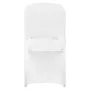 VEVOR 30 Pcs White Chair Covers, Polyester Spandex Chair Cover, Stretch Slipcovers for Wedding Party Dining Banquet Flat-Front C