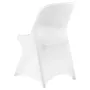 30 Pcs White Chair Covers, Polyester Spandex Chair Cover, Stretch Slipcovers for Wedding Party Dining Banquet Flat-Front Chair C