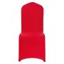 VEVOR 50 Pcs Red Chair Covers, Polyester Spandex Chair Cover, Stretch Slipcovers for Wedding Party Dining Banquet Flat-Front Cha