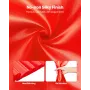VEVOR Satin Chair Sashes Bows, 100PCS Chair Ribbon Ties Back Sash, 7 x 108 inch, Red Wedding Reception Decoration, for Wedding C