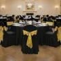 VEVOR 30 Pcs Black Chair Covers, Polyester Spandex Chair Cover, Stretch Slipcovers for Wedding Party Dining Banquet Flat-Front C