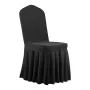 VEVOR 30 Pcs Black Chair Covers, Polyester Spandex Chair Cover, Stretch Slipcovers for Wedding Party Dining Banquet Flat-Front C