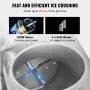 Commercial Ice Shaver Crusher, 299.8 kg Per Hour Electric Snow Cone Maker, 350W Shaved Ice Machine with Dual Blades for Parties 