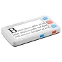 Portable Digital Magnifier, 127mm HD Electronic Video Magnifier for Low Version, 4X - 32X Zoom Electronic Reading Aid with 17 Co