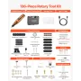 136-Piece Cordless Rotary Tool Kit, DC8V Portable Mini Power