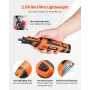 136-Piece Cordless Rotary Tool Kit, DC8V Portable Mini Power