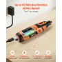 119-Piece Cordless Rotary Tool Kit, DC12V Portable Mini Power Rotary Tool, 28-Level Speed 5000-32000 RPM Multi-Purpose DIY Tools
