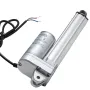 12V Linear Actuator, 152.4mm Stroke IP65 Waterproof Linear Actuator, 3000N 5mm/s Motion Actuators with Mounting Brackets for Sol