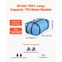 Water Storage Bladder, 132L Large Capacity TPU Soft Water Bag, Portable & Collapsible Water Storage Containers, Leakproof & Wear