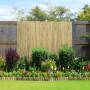 Natural Rolled Bamboo Fence Bamboo Panel 4 ft H x 8 ft L x 0.75 in D.