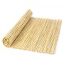 Natural Rolled Bamboo Fence Bamboo Panel 4 ft H x 8 ft L x 0.75 in D.