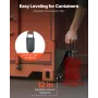 forsendelsescontainerhjul 8-lugs hjulsæt, tilbehør til tunge