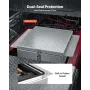 Truck Bed Tool Box, Heavy Duty Aluminum Tool Box with Diamond Plate, Storage Toolbox Chest Organizer Supports up to 100 kg, Idea